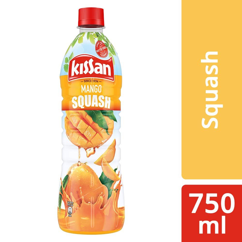 Kissan Squash - Mango, 750ml
