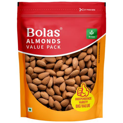 Bolas Royal Dry Fruits Zipper Pouch - California Almond, 250g