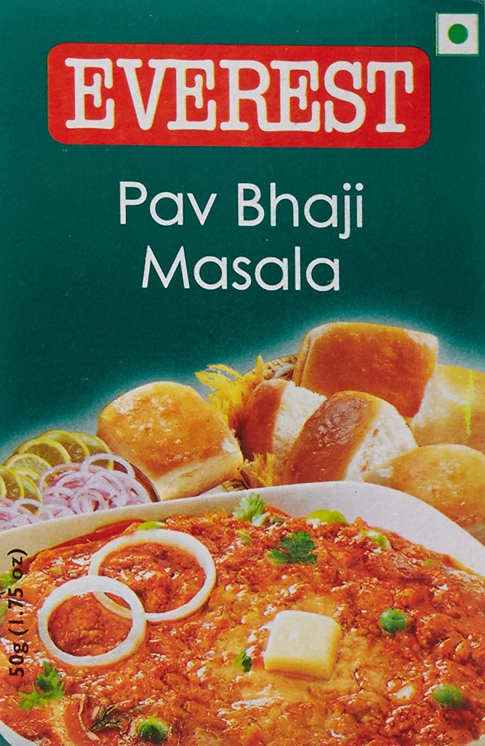 Everest Pav Bhaji Masala Powder Carton, 50g