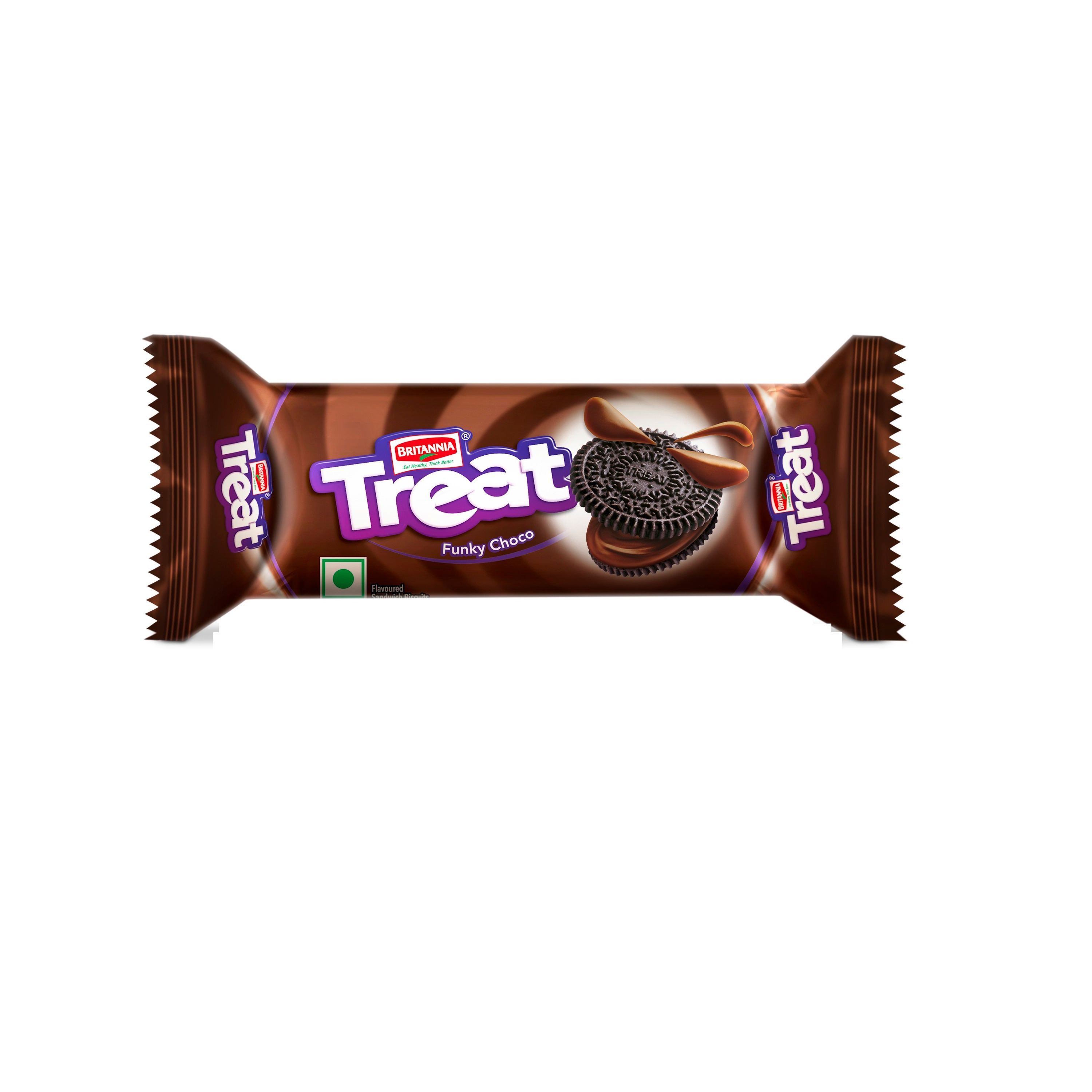 Britannia Treat Funky Biscuit Jar - Choco, 560g (20g x 28pc)