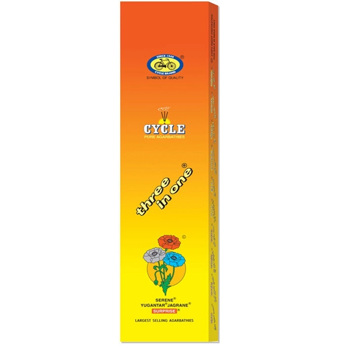 Cycle 3 in 1 Pure Agarbatti, 202g