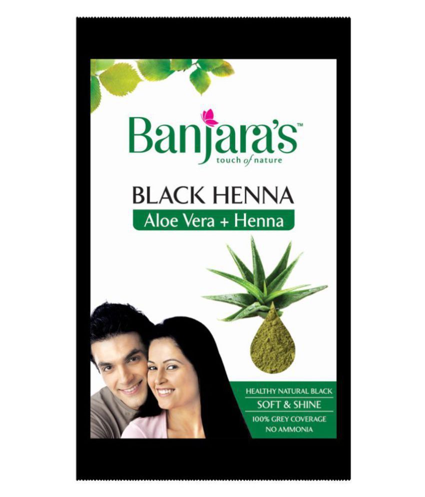 Banjaras Black Henna - Aloe Vera, 50g