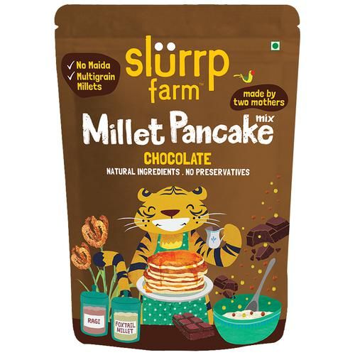 Slurrp Farm Millet Pancake Mix - Chocolate, 150g