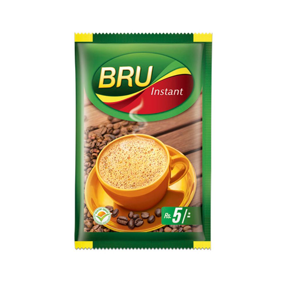 Bru 100% Instant Coffee Powder Sachet, 3g