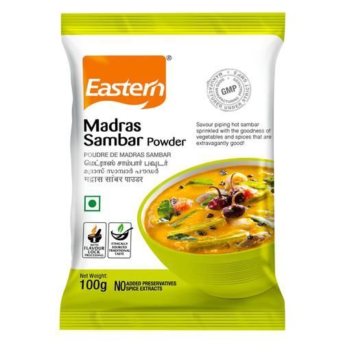 Eastern Madras Sambar Powder Pouch, 100g