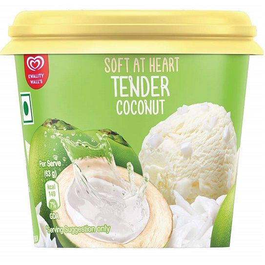Kwality Wall's Ice Cream Cup - Tender Coconut, 100ml