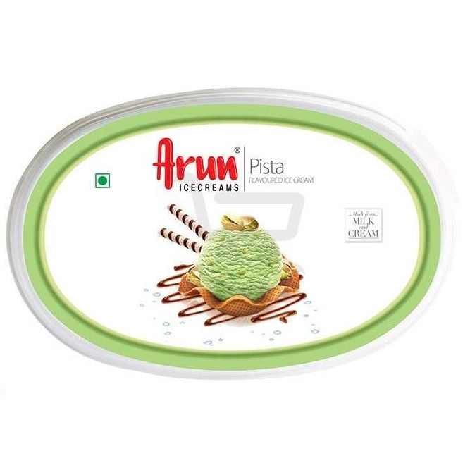 Arun Ice Cream Tub - Pista, 500ml
