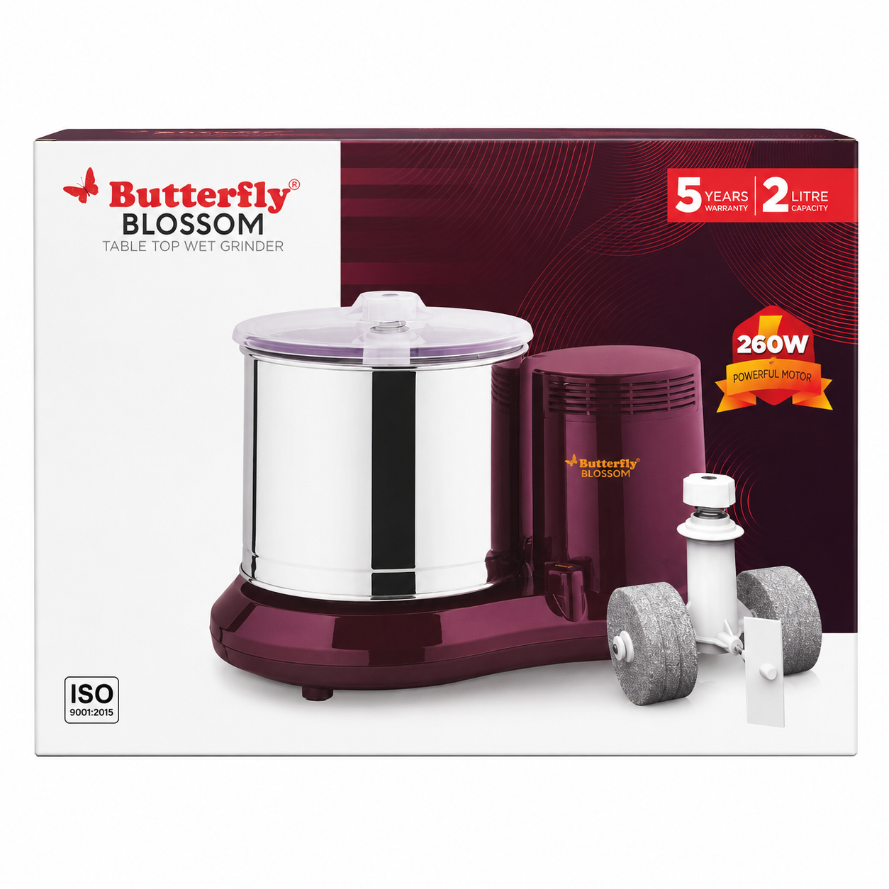 Butterfly | 260W | Blossom | Table Top Wet Grinder