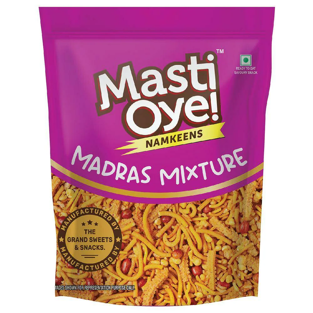 Masti Oye! Namkeen Pouch - Madras Mixture, 150g