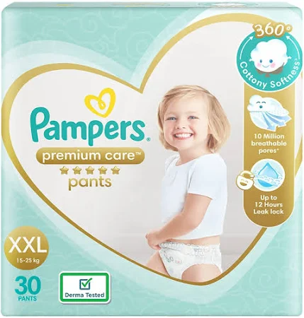 Pampers Premium Care Pant Style Diapers - XXL, 30pc