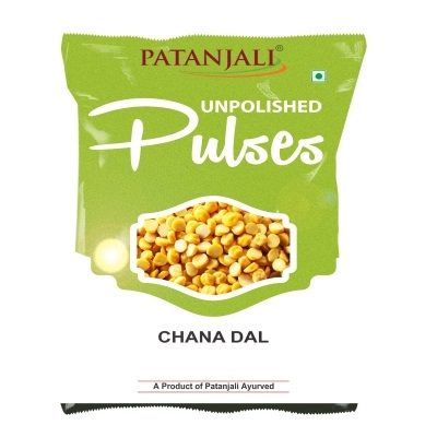Patanjali Unpolished Pulses Pouch - Chana Dal, 35g