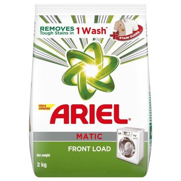 Ariel Matic Detergent Powder - Front Load, 2kg