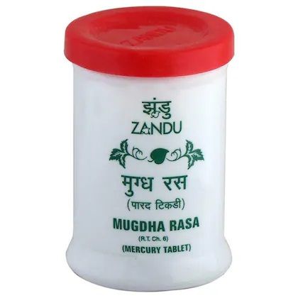 Zandu Mugdha Rasa Mercury, 35 Tablets