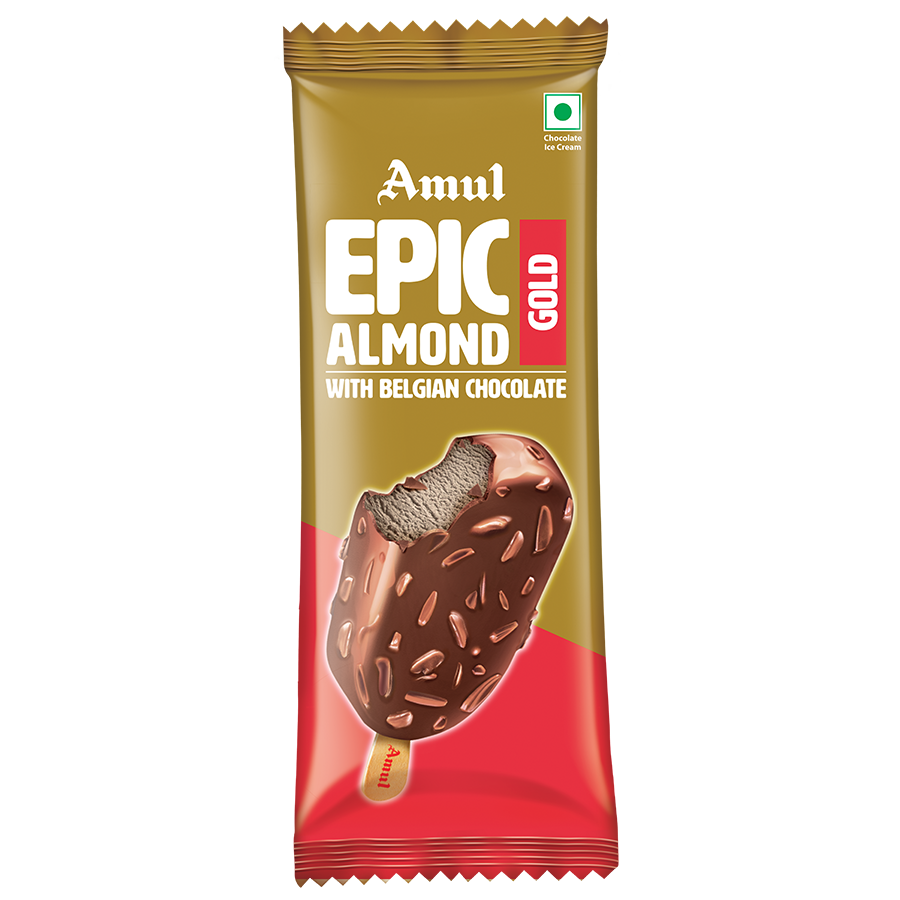 Amul Gold Epic Stick Ice Cream - Almond, 9ml