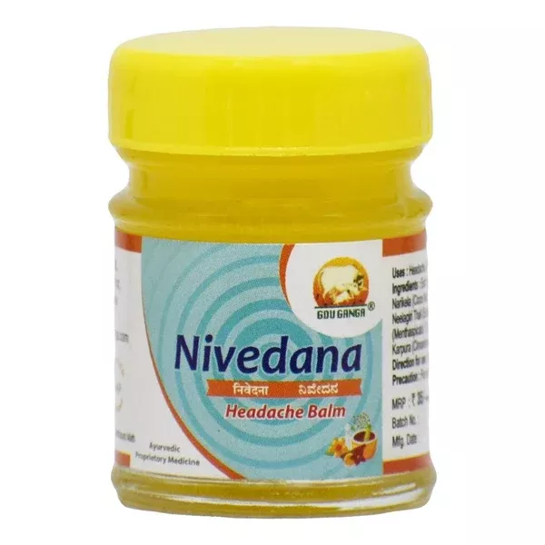 Gou Ganga Nivedana Head Ache Balm, 10g