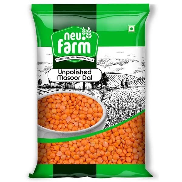 neu.Farm Unpolished Masoor Dal, 500g