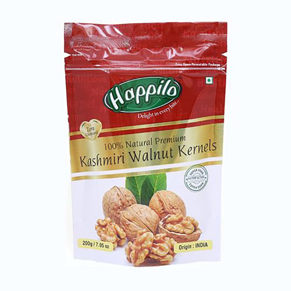 Happilo 100% Natural Premium Kashmiri Walnuts Kernels, 200g