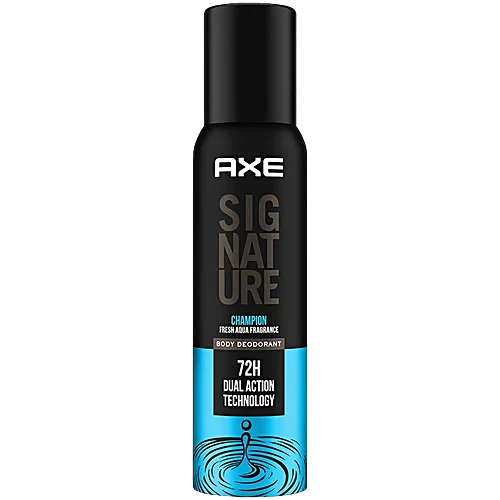 Axe Signature Champion Deodorant Body Spray - Fresh Aqua Fragrance, 154ml