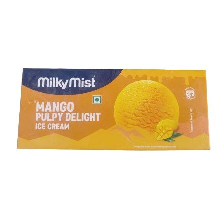 Milky Mist Ice Cream Carton - Mango Pulpy Delight, 750ml