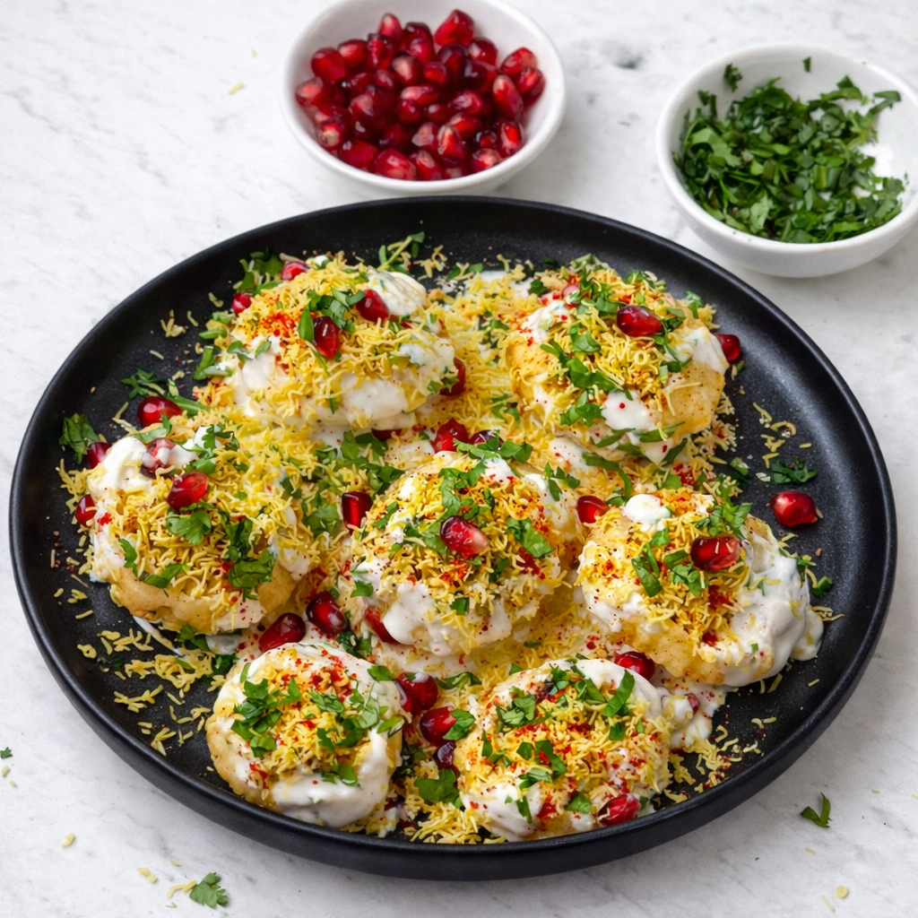 Dahi Masala Puri Chaat, 1 Plate