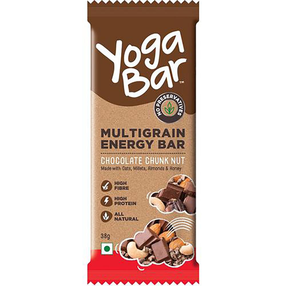 Yoga Bar Multigrain Energy Bar - Chocolate Chunk Nut, 38g