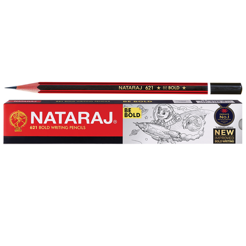 Nataraj (Rs.5) 621 Bold Writing Pencil (Set of 10)