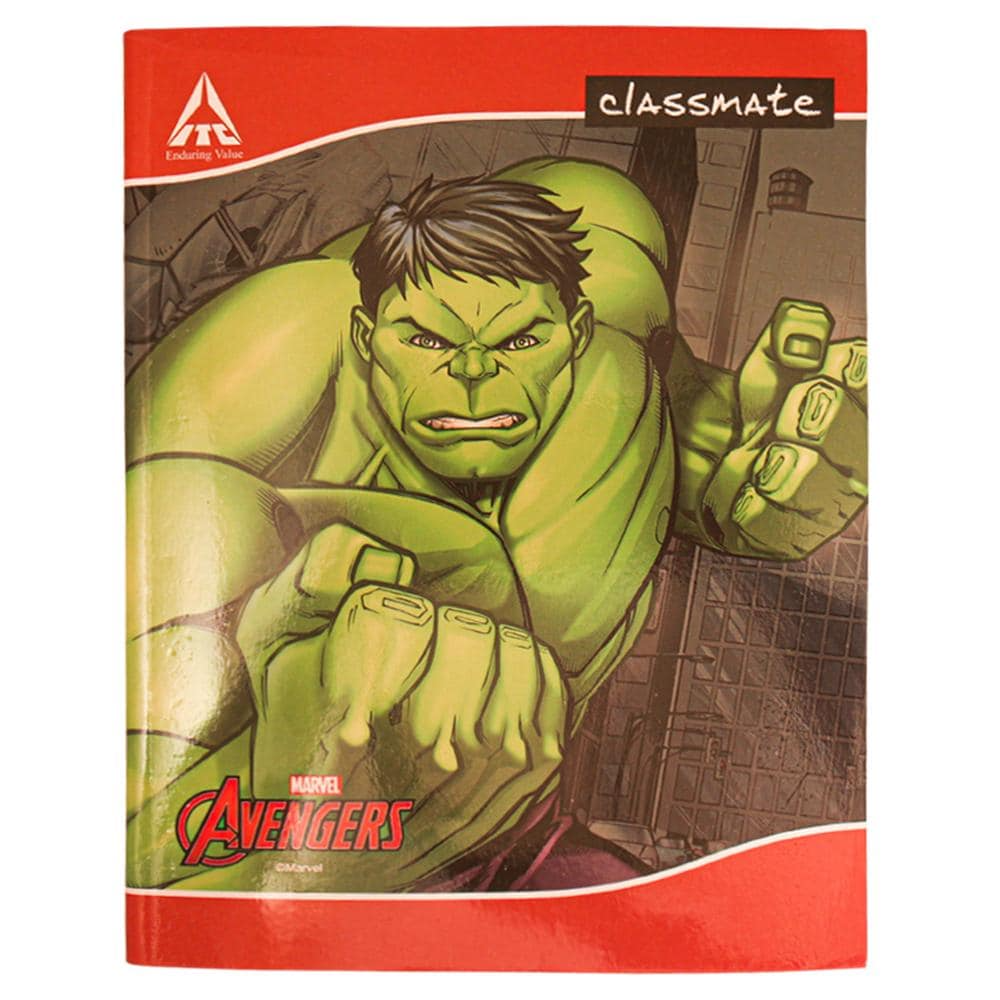 Classmate Short Notebook - Single Line Soft Cover, 172 Pages, 190X155mm (Set of 6)
