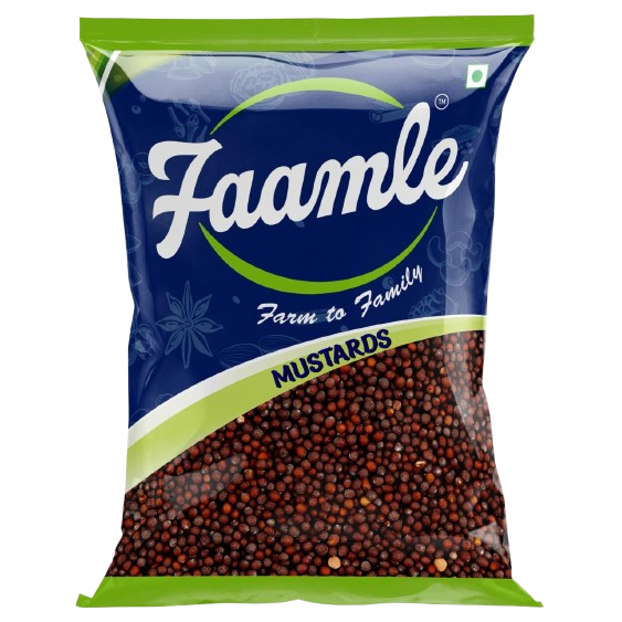 Faamle Mustard Seeds Pouch - Big, 100g