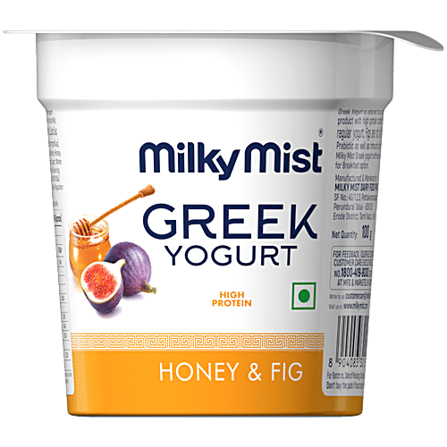 Milky Mist Greek Yogurt Tub - Honey & Fig, 100g