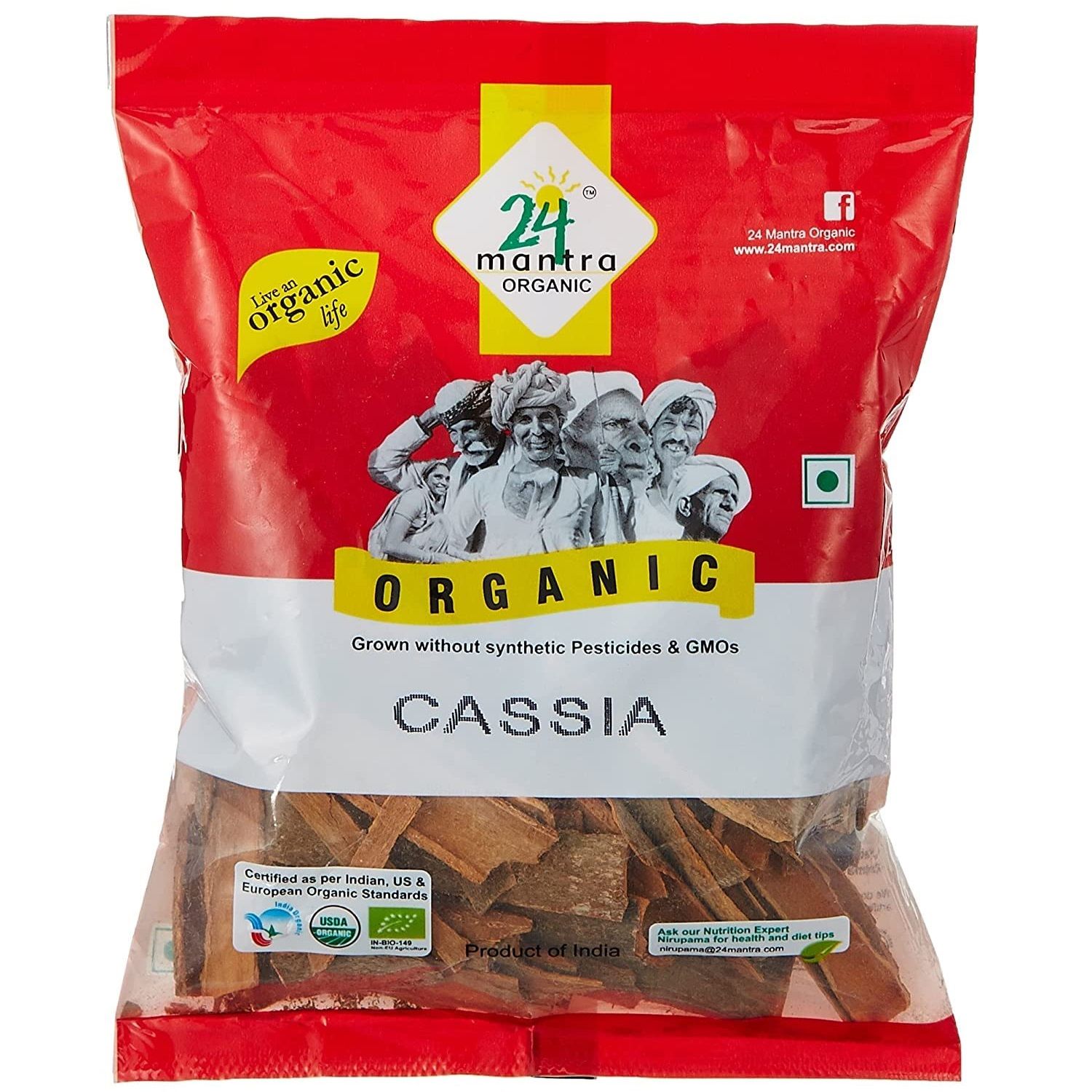 24 Mantra Cassia Sticks, 100g