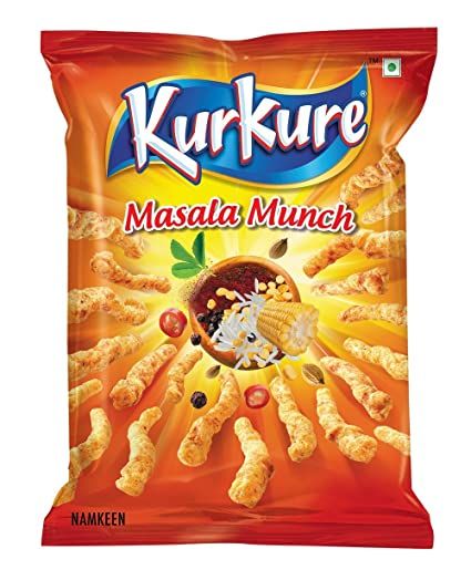 Kurkure (Rs.5) Namkeen - Masala Munch, 25g