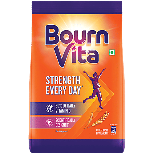 Bournvita Health Drink Pouch - Strength Everyday, 500g