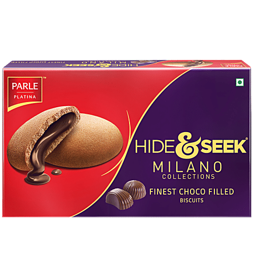 Parle Platina Hide & Seek Milano Collections Finest Biscuits - Choco Filled , 200g