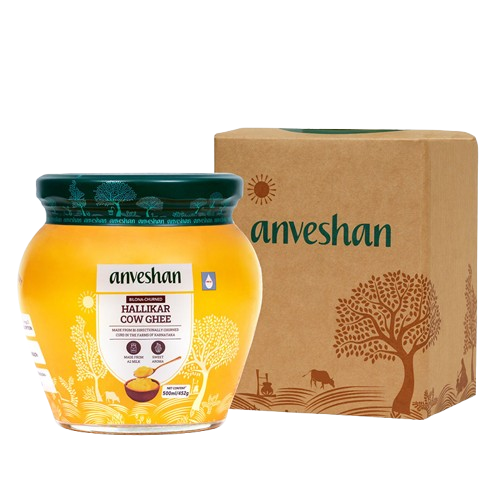 Anveshan A2 Desi Cow Ghee, 500ml