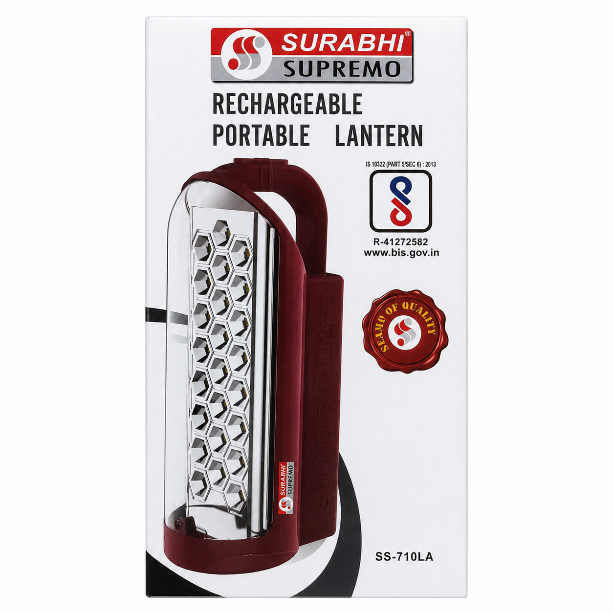 Surabhi | SB-718LA | Rechargeable Portable Lantern Supremo