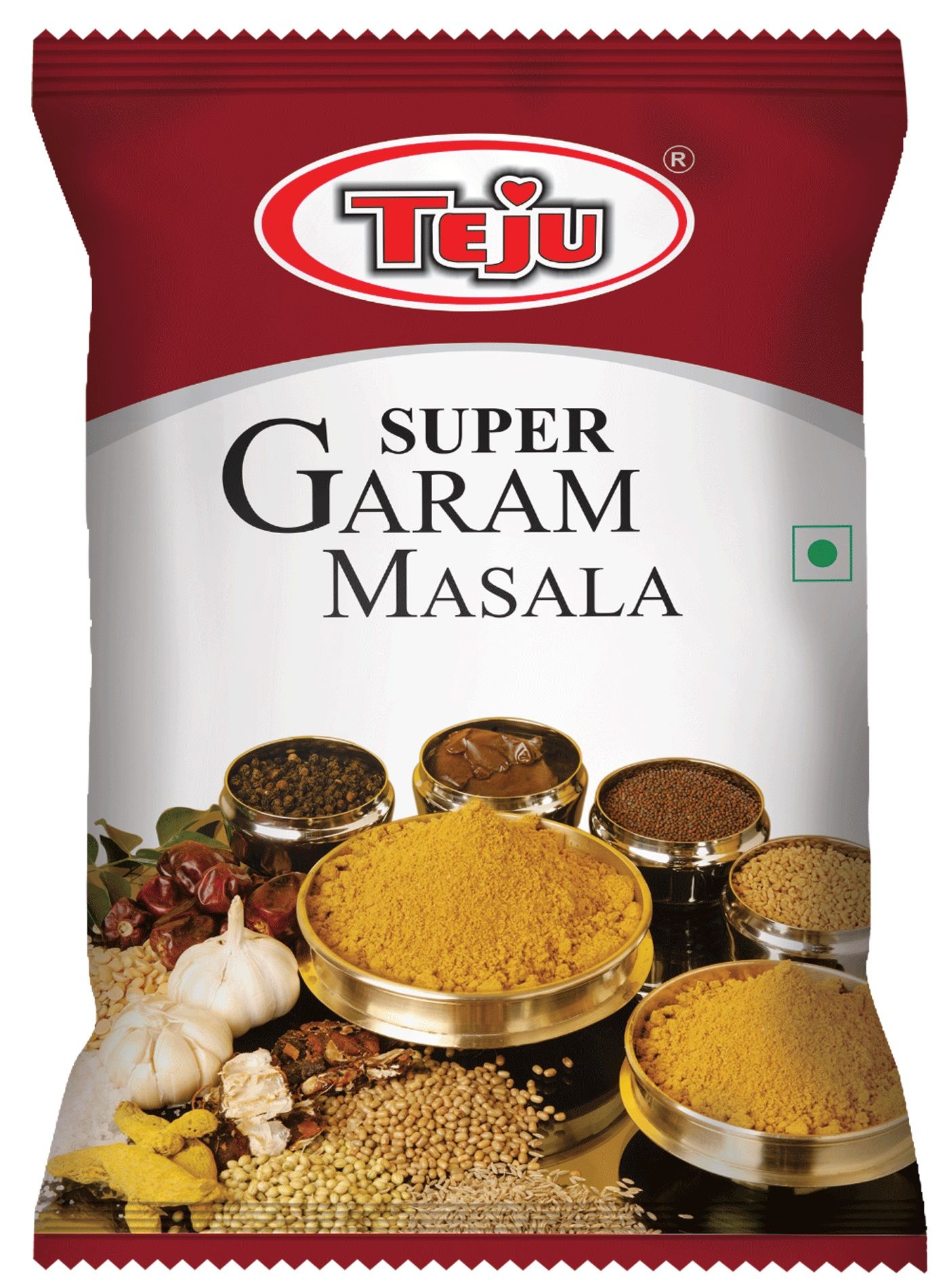 Teju Super Garam Masala Powder Pouch, 200g