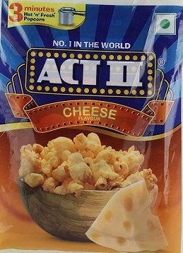 ACT II Instant Popcorn - Golden Cheese Sizzle, 90g