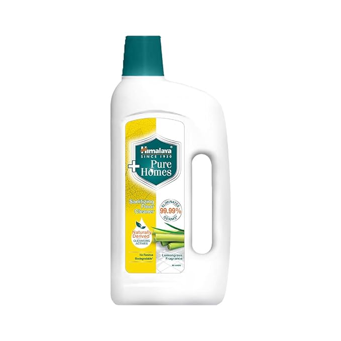Himalaya Pure Homes Sanitizing Floor Cleaner Bottle - Lemonn Grass, 500ml