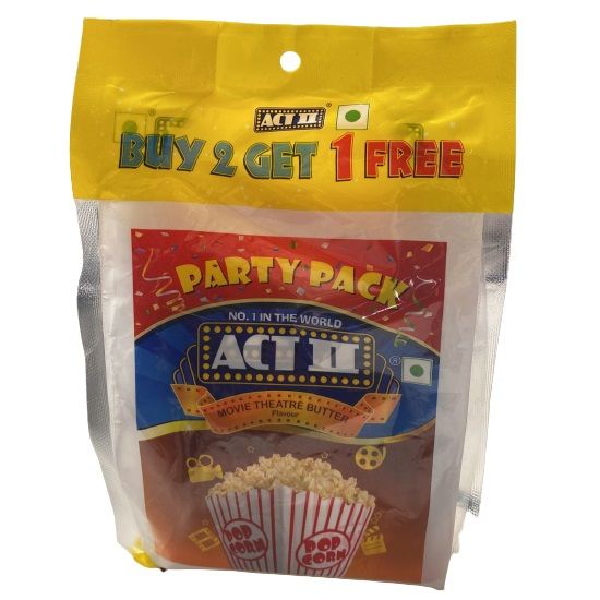 ACT II Microwave Popcorn - Movie Theater Butter, 130g (Buy 2 Get 1 Free)