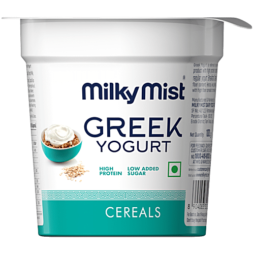 Milky Mist Greek Yogurt Tub - Cereals, 100g