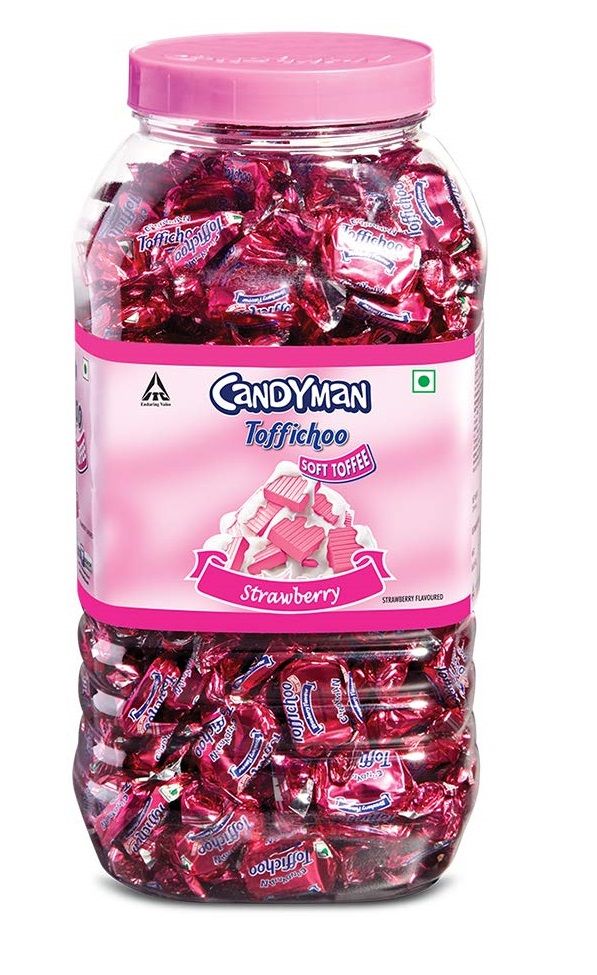 Candyman Toffichoo - Strawberry, 3.5g (Set of 100)
