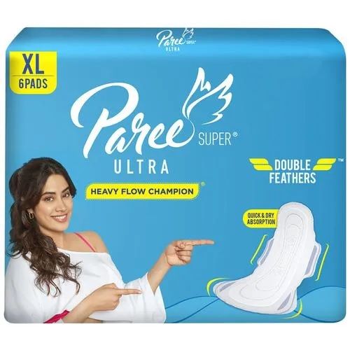 Paree Super Ultra Dry Feel Tri Fold Pads - XL, 6pcs