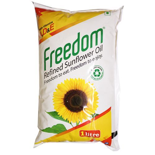 Freedom Refined Sunflower Oil Pouch, 1L