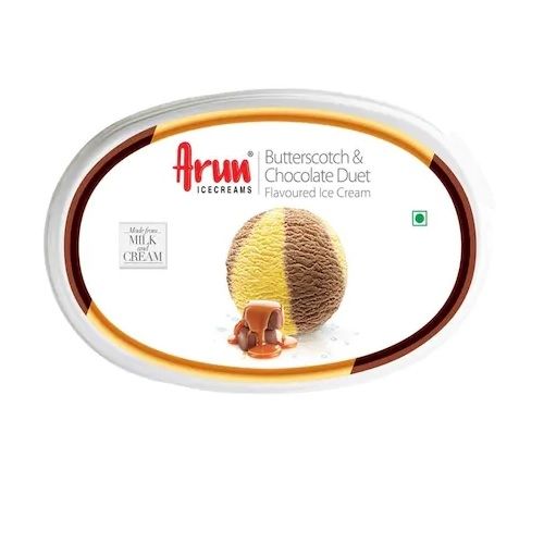 Arun Ice Cream Tub - Butterscotch & Chocolate, 500ml