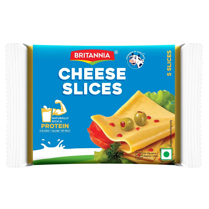 Britannia Cheese Slices, 100g