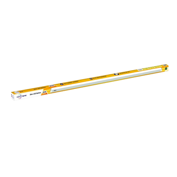Wipro Garnet 20W LED Batten - Cool Day White, 1pc