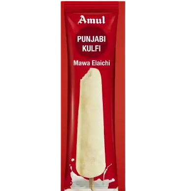 Amul Punjabi Kulfi Stick Ice Cream - Mawa Elaichi, 60ml