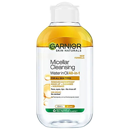 Garnier Oil infused Cleansing Waterproof Makeup Remover, 125ml