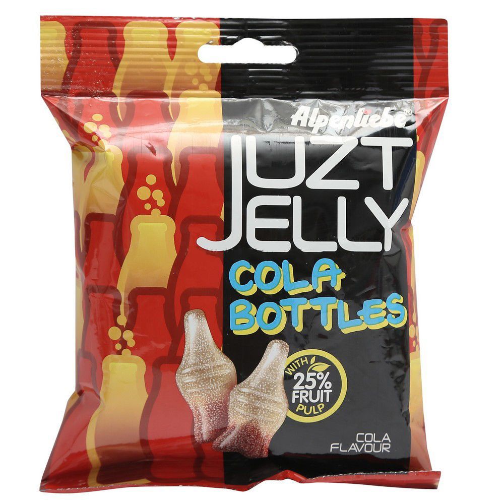 Alpenliebe Juzt Jelly Candy Pouch - Cola Bottles, 70.2g (2.6g x 27pc)