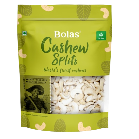 Bolas Royal Dry Fruits Zipper Pouch - Cashew Split, 250g
